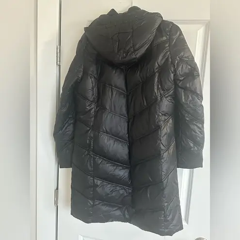 Michael Kors  Black Long Puffer Coat