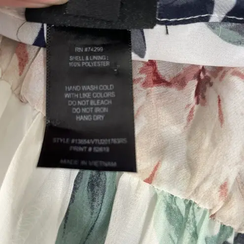 Kate and Lily Womens Floral Chiffon Wrap Maxi Dress Size 4 Semi Sheer Top Fairy Pink