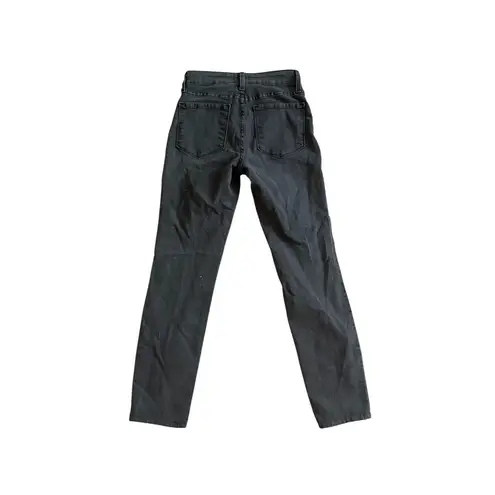 NYDJ Gray Black Two Tone Denim Jeggings Jeans Size 0