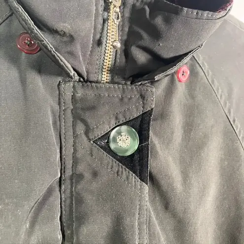 P.A. ORIGINALS Womens Green Velvet Trimmed Puffer Jacket Winter Coat Size 1X