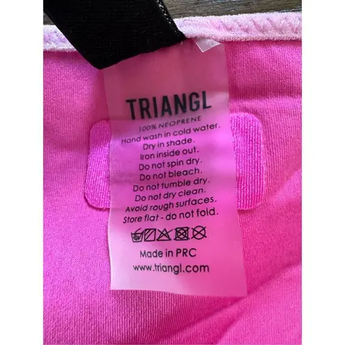 Triangl Hot Pink Swim Bottoms Size Small Pink
