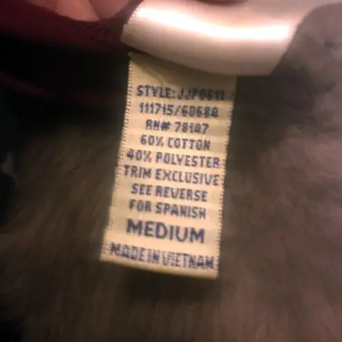 Chronic Clothing Chronic Cellars Shirt Women M Burgundy LS Graphic Logo Skull Red Size M