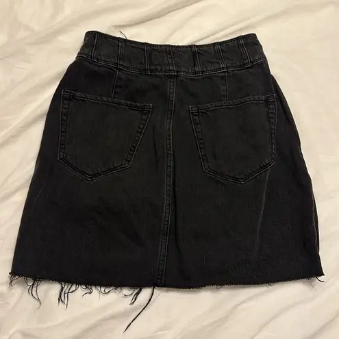 Hollister Black  jean skirt