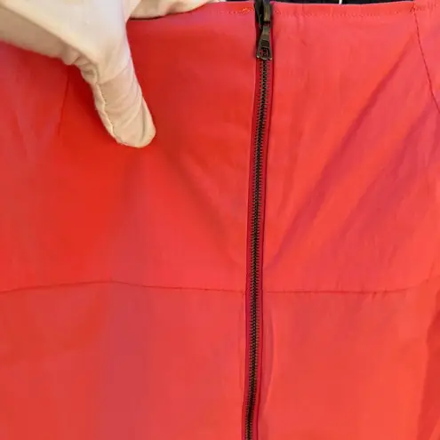 MARNI Sleeveless Pleated Shift Dress in Coral Poplin Size 42 IT (US 6) Orange