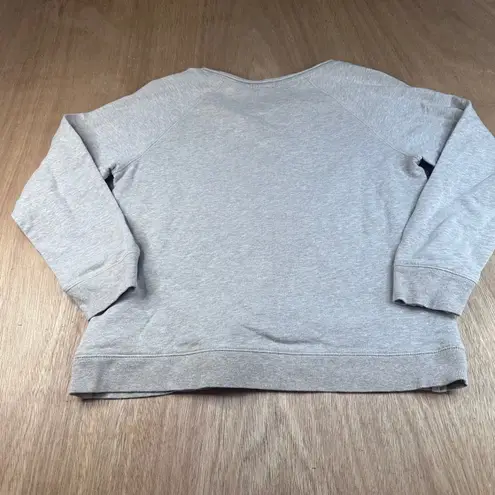 Barefoot Dreams Malibu Collection Gray Pullover Sweatshirt Women’s M Soft Cozy Brown Size M