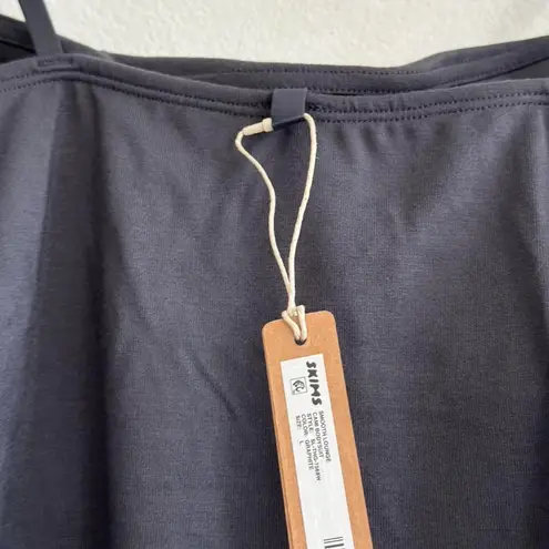 SKIMS Smooth Layers Cami Bodysuit in Graphite, Size Large