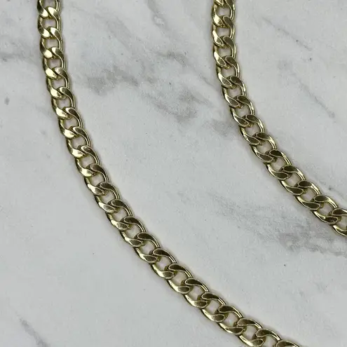 Gold Tone Flat Chain Link Purse Handbag Replacement Strap ✨