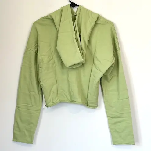Mate the Label NWT Green Organic Terry Crop Hoodie - Small