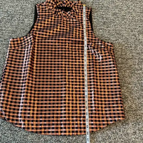 J.Crew NWT  Rose Gold Metallic Top Sz M