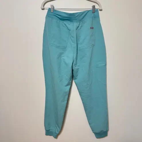 FIGS  Zamora Jogger Scrub Pant Size Medium Turquoise Light Teal
