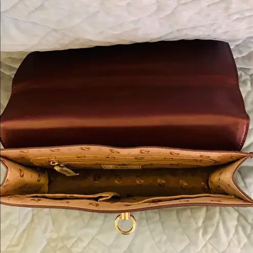 Spartina 449 Croc Shoulder Bordeaux bag.