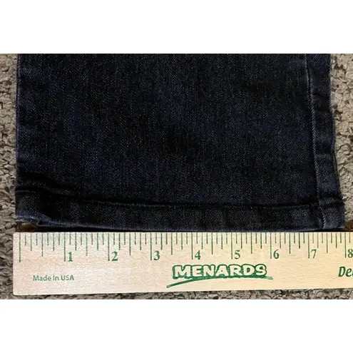 Blair Pull-On Black Jeans Womens 14 Stretch Denim Comfort Straight Leg Used