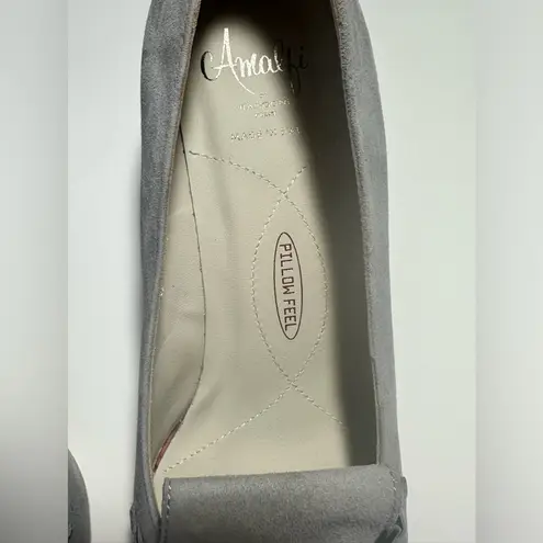 Amalfi Panda Pump Rangoni Firenze Made In Italy Grey Cash Designer Classy 7.5 M Gray