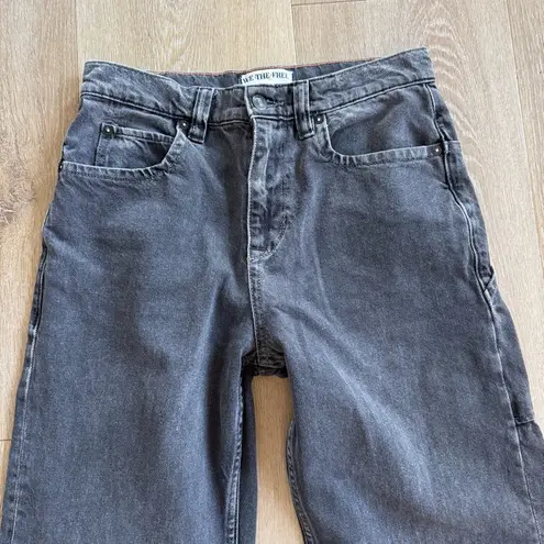 We The Free Free People  Grey Baggy Denim Jeans