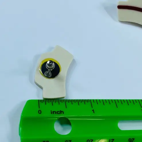 Nurse Cap Hat Earrings Pierced RN LPN Graduation Retirement Gift Vintage 1988