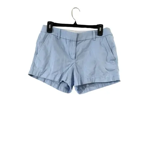 Women's J.Crew Light Blue Chino Shorts Size 4