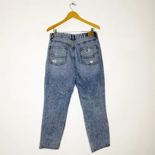 American Eagle  Curvy Mom Jeans Distressed Size 12 High Rise