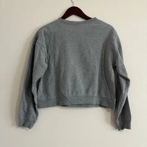 Disney  Gray Sweatshirt with Blue Stitch XS