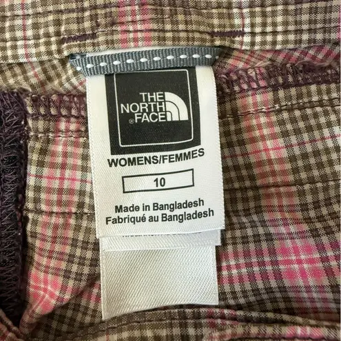 The North Face  Plaid Hiking Cargo Shorts Size 10 Y2K Style, Trailcore, Gorpcore