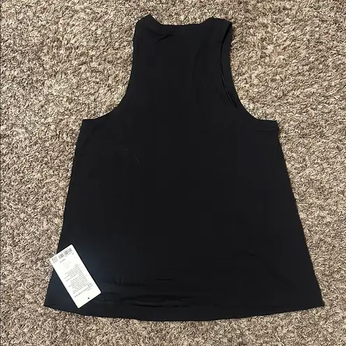 NWT Lululemon Long Cotton Crewneck Tank Medium Black