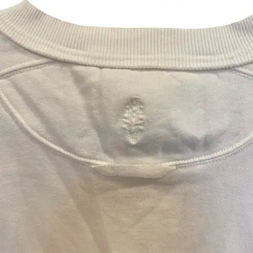 Free People Movement FP Movement Intercept Cotton Blend Sweatshirt In White