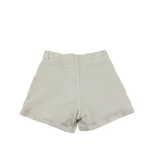 Bill Blass Vintage  Off White Denim Shorts High Waisted 6 Petites