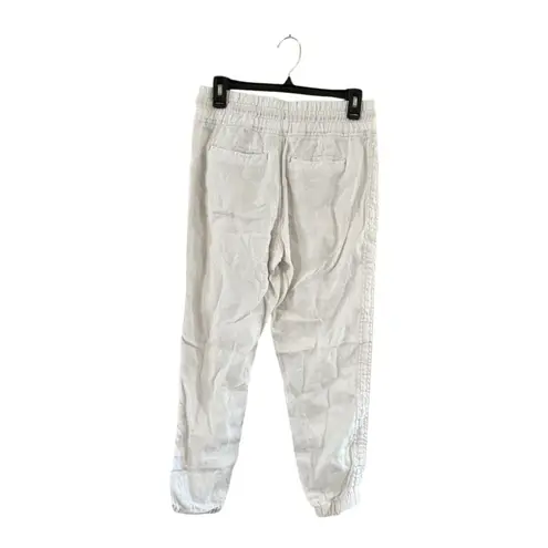Athleta Women's  Cabo Linen Jogger Pants Size 0 in White