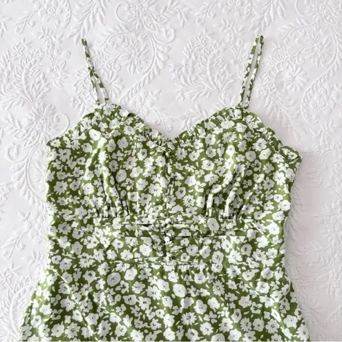 Timeless Touch Green Floral Print A