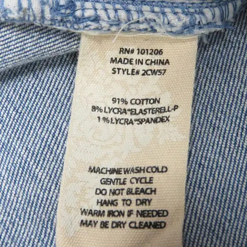 Soft Surroundings Medium Wash High Rise Skinny Jeans Size 14 Waist 31"