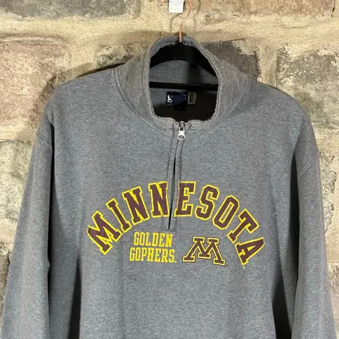 Gear for Sports Sweatshirt Woman's L Gray Minnesota University Golden Gophers