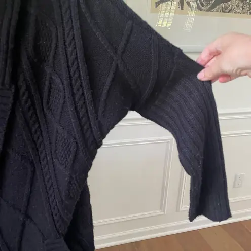 RD Style Stitch Fix Daskah Cable Cardigan Sweater Clip Hook Closure M