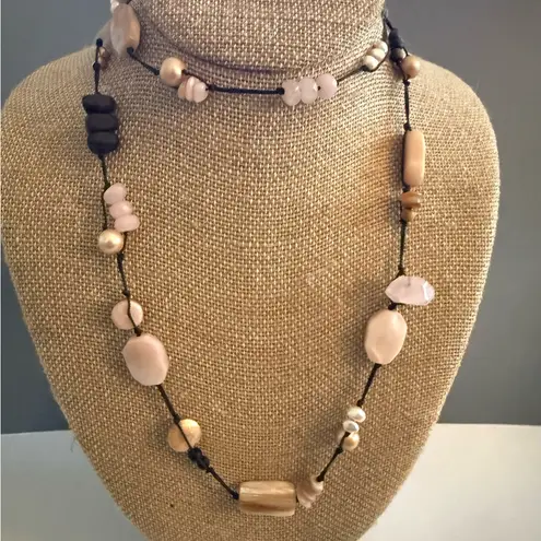 Silpada  Retired Rose White Quartz Sterling Silver Clasp Necklace N1428