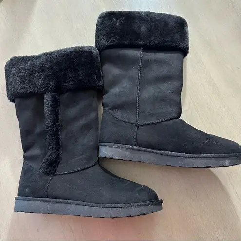 Arizona Jeans Arizona Women's Susie Sequoia Booties, Color Black, Size 9M