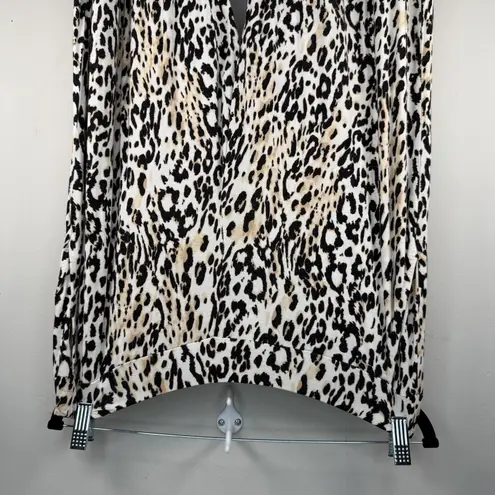 Soma  Size Medium Leopard Print Lounge Sleep Pants Soft Elastic Waist Cooling