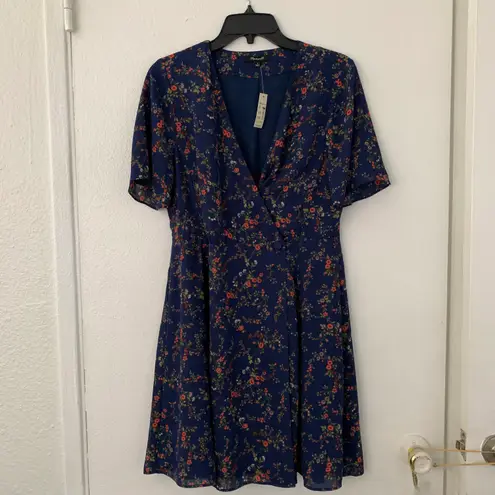 Amaranth wrap dress in moonless floral hotsell