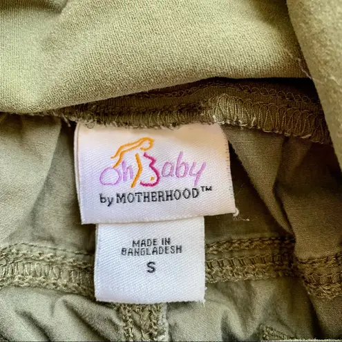 Oh Baby by Motherhood Maternity Olive Green full Belly Panel Cotton Shor… Size undefined