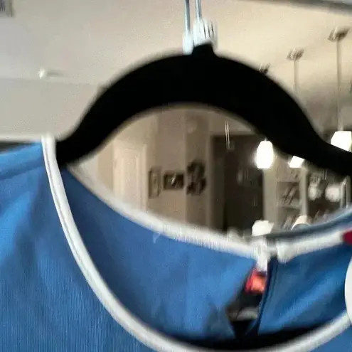 STAUD NWT  Piera Dress Size Small Color Blue Green Yellow