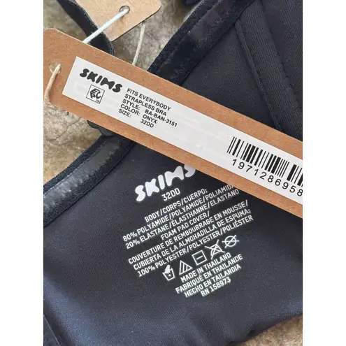 SKIMS Fits Everybody Strapless Bra Onyx Size 32DD