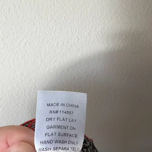 THML NWT Women’s Ruffle Top Mini Embroidered Dress Size Large