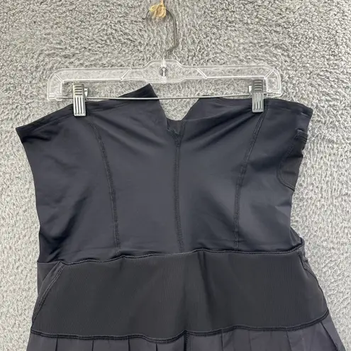 Lululemon  Run Pace Setter Skirt Skort Black Athletic Tennis Athleisure Women's 6