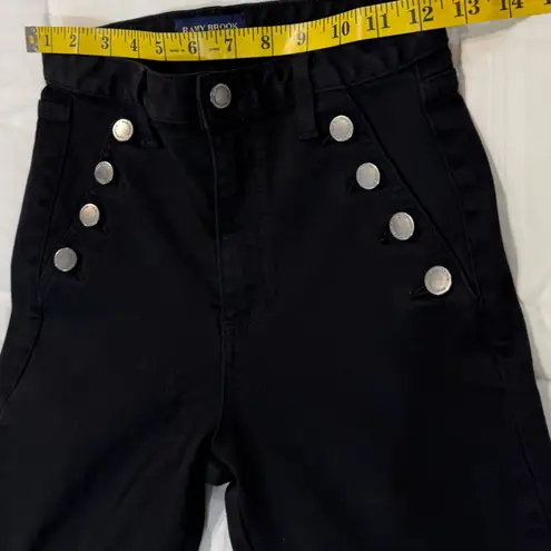 Ramy Brook Remy Brook High-Rise Flare Black Jean Size 25