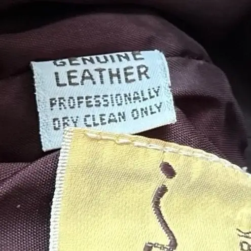 Carlan vintage Leather Pants Womens Silver black Relaxed Fit Button Detail Gray Size 10