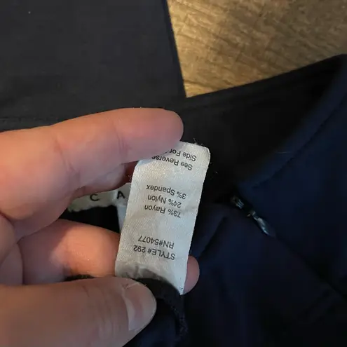 CAbi  French Ponte Tiffany Knit Skinny Business Career Pants Size 6