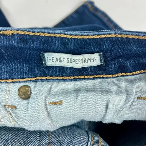 Abercrombie & Fitch  Blue Super Skinny Jeans Pants Womens Size 10 - Image 4