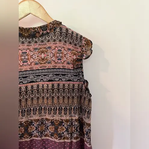 Lucky Brand  Multicolor Patterned Blouse