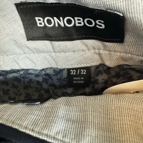 Bonobos Chino 2.0 Pants Size 32x32 Deep Navy Stretch Straight Leg NWT Blue