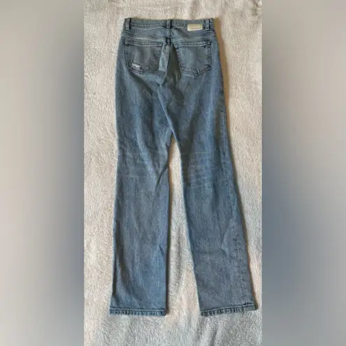 Current/Elliott Current/Elliot Soulmate High Rise Slim Straight Leg Jeans Light Wash -‎ Size 25 thumbnail 4