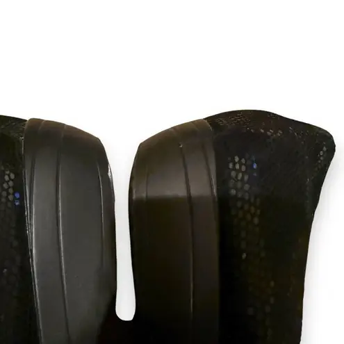 Dansko Farah Black Leather Lizard Reptile Embossed Slip On Loafers Clogs Sz 41