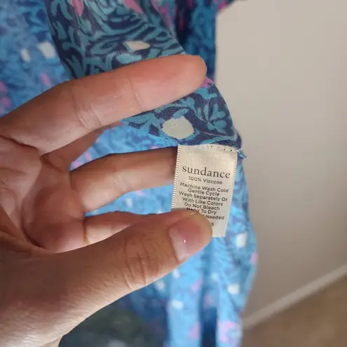 Sundance Catalog Multicolored “Bustling Blooms Kimono” Size XS/S $128 Green