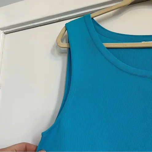 Laura Ashley Y2K turquoise blue tank top shell women’s size large sleeveless